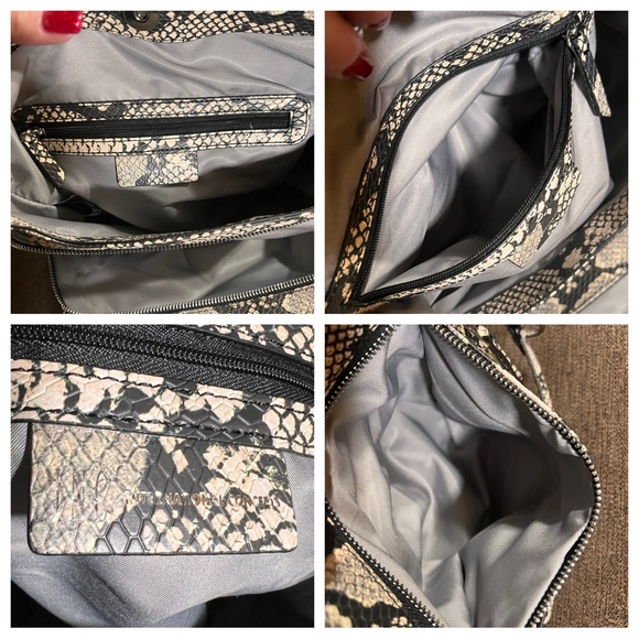 New I.N.C. International Concepts Trippii Chain Tote Snakeskin Design - Picture 10 of 15